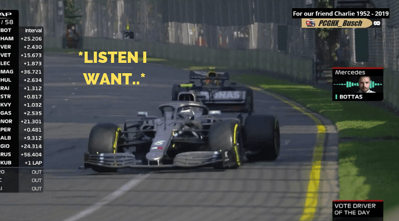 Valtteri Bottas: Watch Australian GP winner tell his engineer he wants the fastest lap point