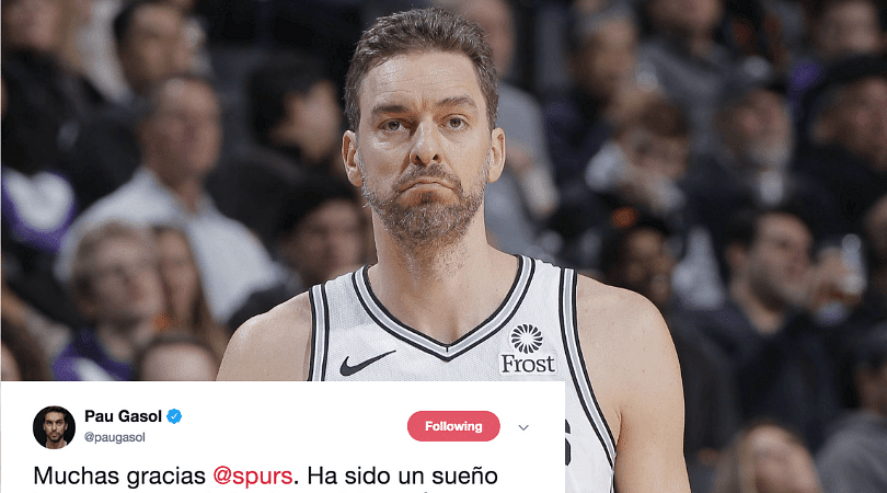 Pau Gasol releases emotional statement on leaving San Antonio Spurs and joining the Bucks