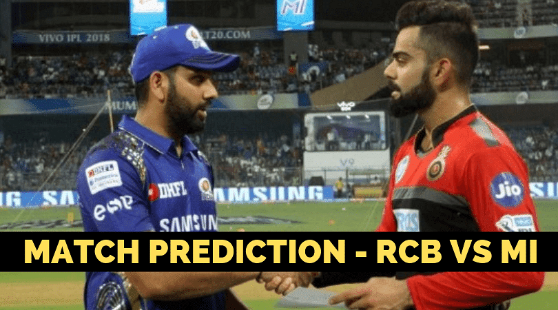 RCB vs MI Match Prediction: Who will win RCB vs MI at Chinnaswamy ...