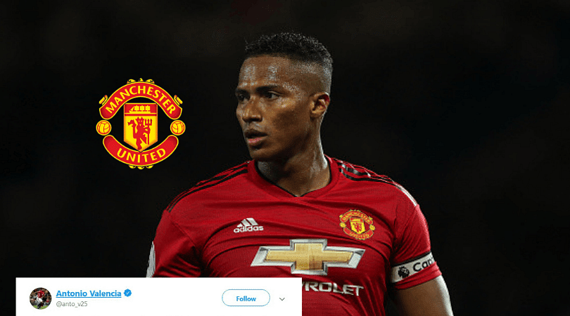 Antonio Valencia sends a classic message after Manchester United ...