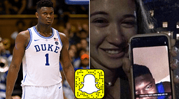 Zion Williamson exposed as he tried getting UNC student to his bedroom through Snapchat