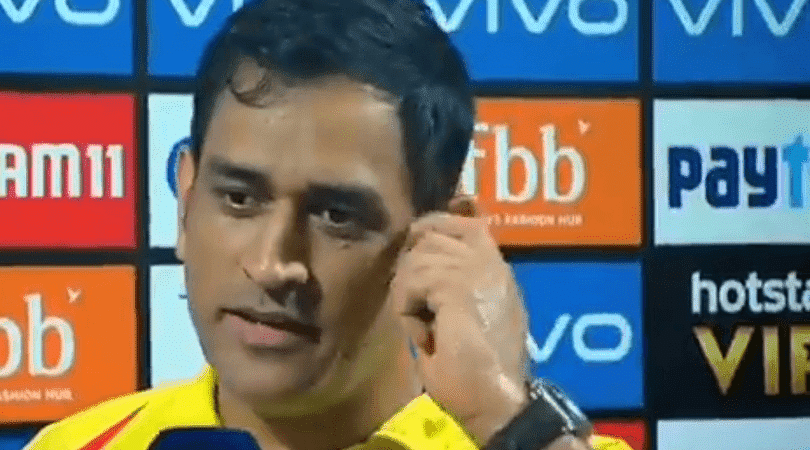 MS Dhoni's witty reply to Harsha Bhogle