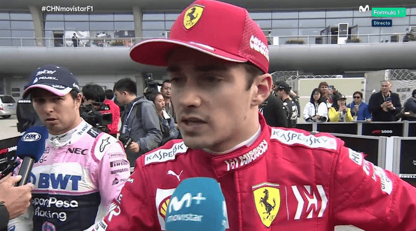 Charles Leclerc comments on Ferrari using team orders in the Chinese GP