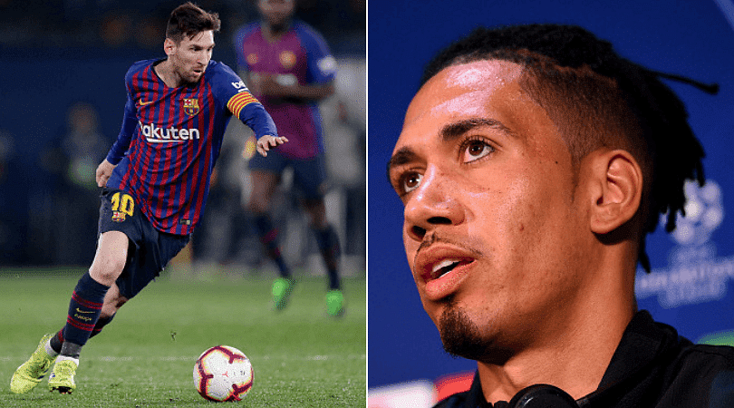 Lionel Messi: Chris Smalling challenges Barcelona star Lionel Messi ...