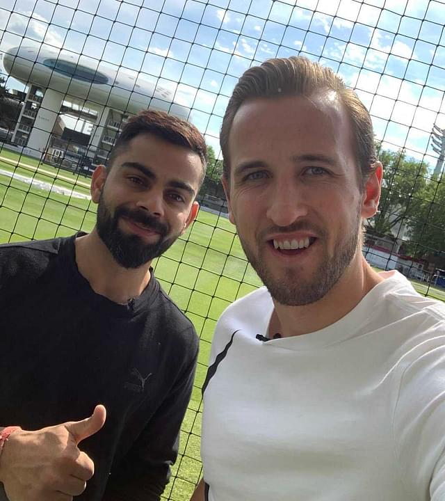 Virat Kohli and Harry Kane: Spurs star posts a photo with India's Skipper on Twitter