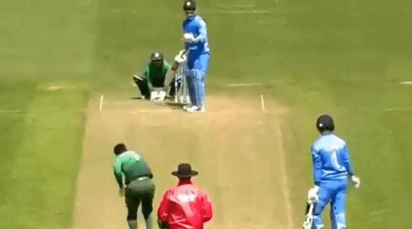 Ms Dhoni Sets Field For Bangladesh During 19 World Cup Warm Up Match Watch The Sportsrush