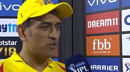 Dhoni comments on CSK losing last league match