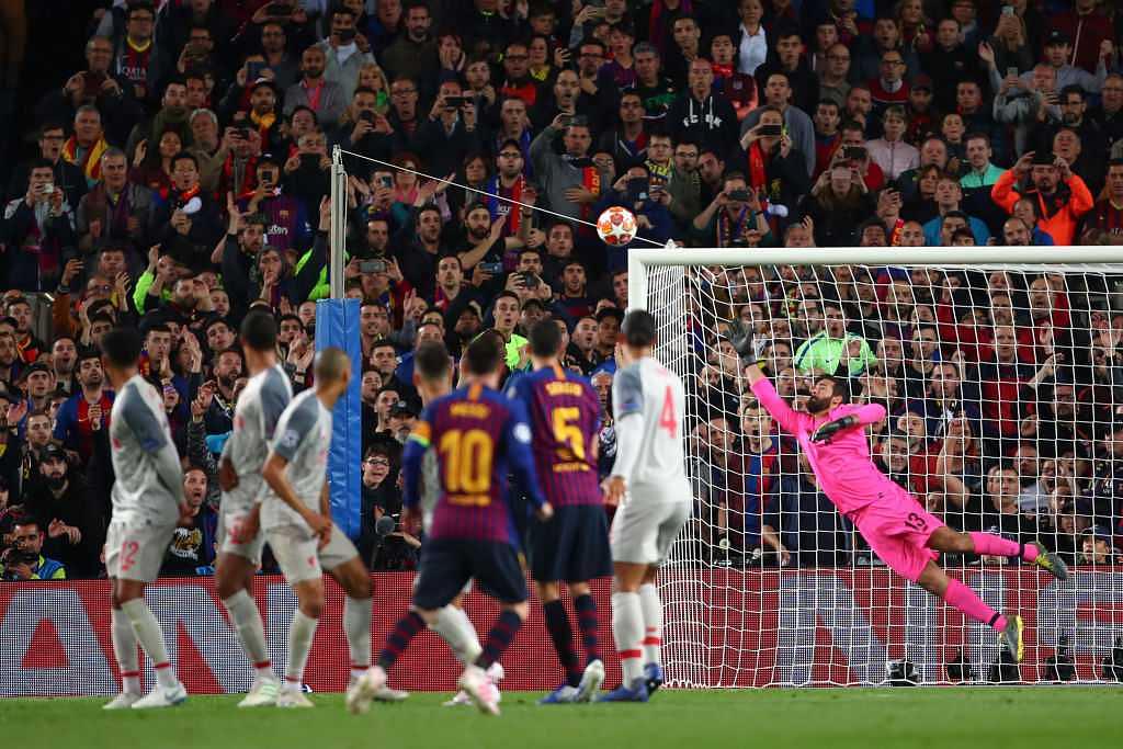 Lionel Messi freekick goal vs Liverpool: Watch Messi score incredible freekick to win it 3-0 for Barca