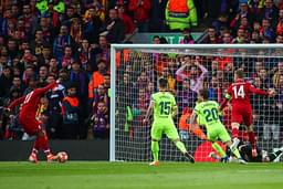 Divock Origi goal vs Barcelona: Liverpool forward scores poacher's goal to put Liverpool up on the night