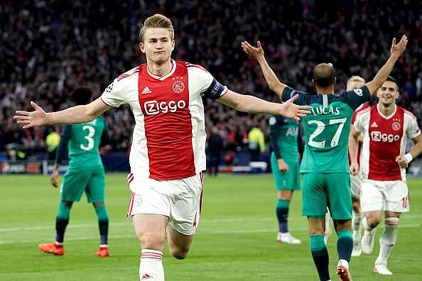 De Ligt Goal vs Tottenham: Watch Ajax first goal against Spurs in CL Semis