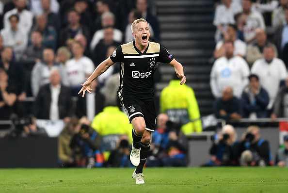 Donny Van de Beek goal Vs Tottenham: Watch Ajax youngster give lead for the Dutch outfit