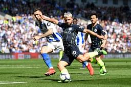 Sergio Aguero goal vs Brighton: Watch Man City star score wonderfully to equalise for City and make it 1-1