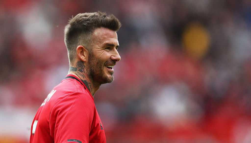 David Beckham goal Vs Bayern Munich: Watch Man Utd legend scores against Bayern Munich legend in 5-0 mauling