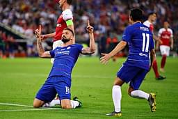 Olivier Giroud Vs Arsenal: Watch Chelsea's striker handing over lead to the Blues in the Europa League final