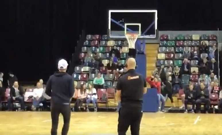 Watch: Australia Test captain Tim Paine scores perfect three-pointer; amazes the Basketball crowd