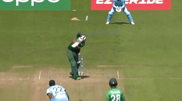 Jofra Archer bowled dismissal goes for six: Watch Soumya Sarkar gets bowled off Archer; ball flies into boundary