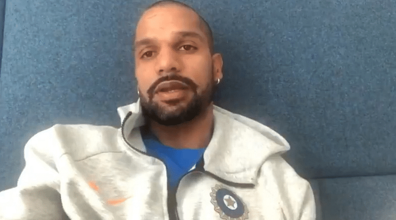 WATCH: Shikhar Dhawan passes emotional statement on being ruled out of ICC Cricket World Cup 2019