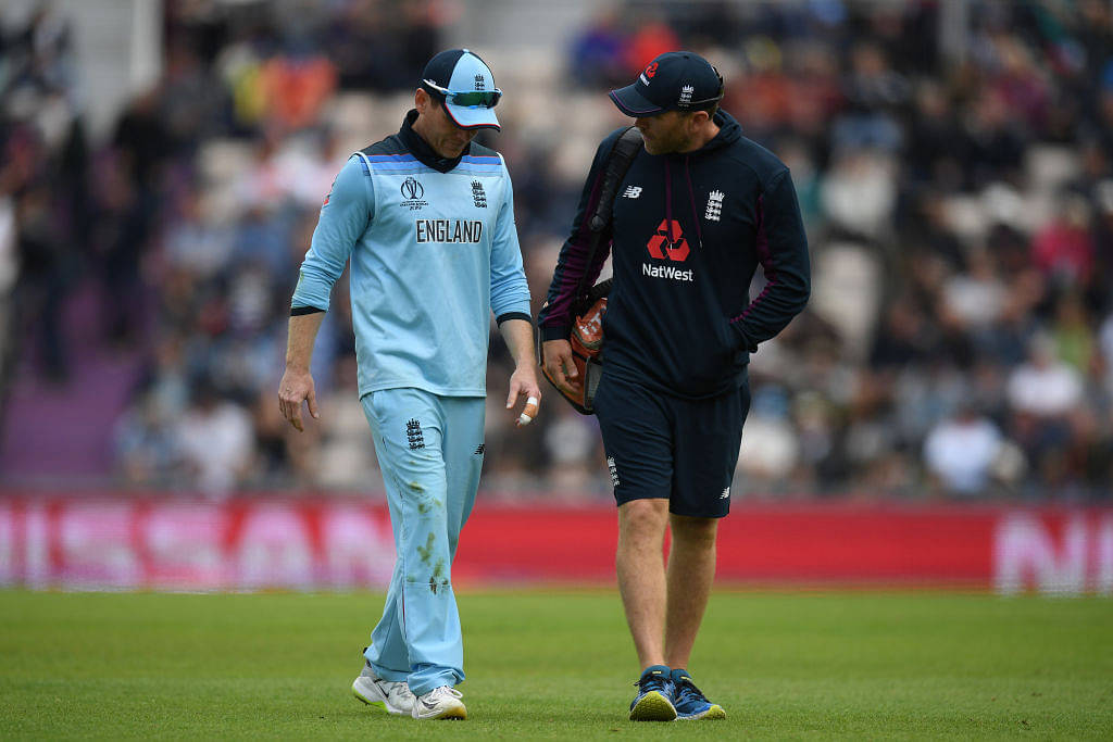 Eoin Morgan injury: England captain faces injury blow while fielding during England vs West Indies match at Southampton