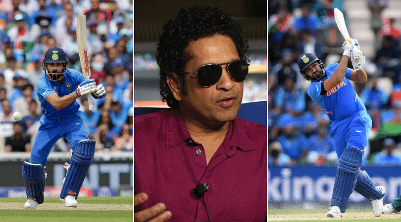 Sachin Tendulkar advises Virat Kohli and Rohit Sharma on how to play Mohammad Amir during India vs Pakistan 2019 World Cup match