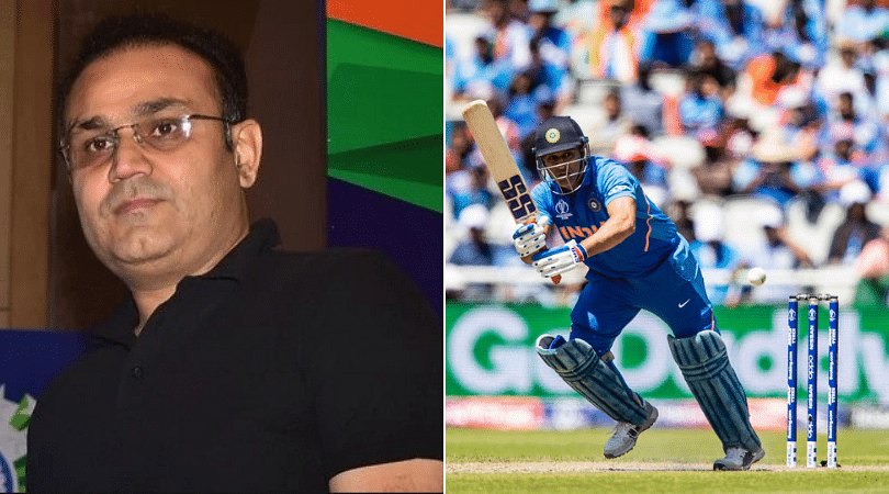 Virender Sehwag criticizes MS Dhoni for low strike rate against Fabian Allen in West vs Indies vs India 2019 World Cup match
