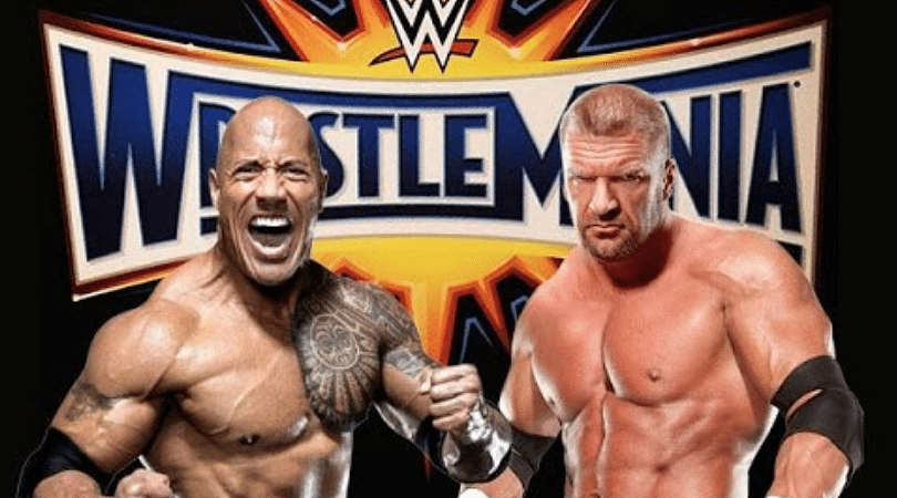 Triple H reveals that he was supposed to face The Rock at Wrestlemania 32