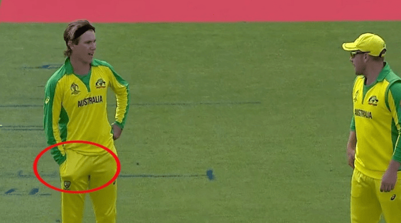 WATCH: Adam Zampa rubs the ball after putting hands in pocket in India vs Australia 2019 Cricket World Cup match