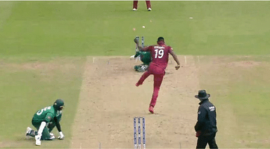 Sheldon Cottrell run out: West Indian bowler runs out Tamim Iqbal with amazing fielding display during West Indies vs Bangladesh match | Cricket World Cup 2019