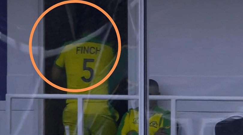 WATCH: Furious Aaron Finch hits dressing room's window after getting run-out vs India in 2019 Cricket World Cup