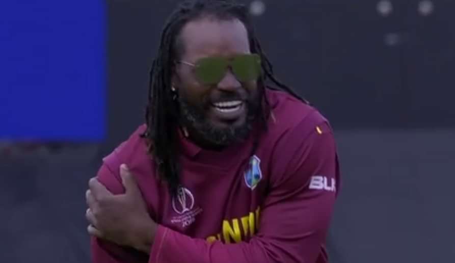 WATCH: Chris Gayle celebrates in comical manner after dismissing Ross Taylor during West Indies vs New Zealand World Cup match