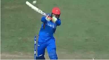 Rashid Khan six off Marcus Stoinis: Watch Afghanistan spinner hits towering six during Afghanistan vs Australia 2019 World Cup match