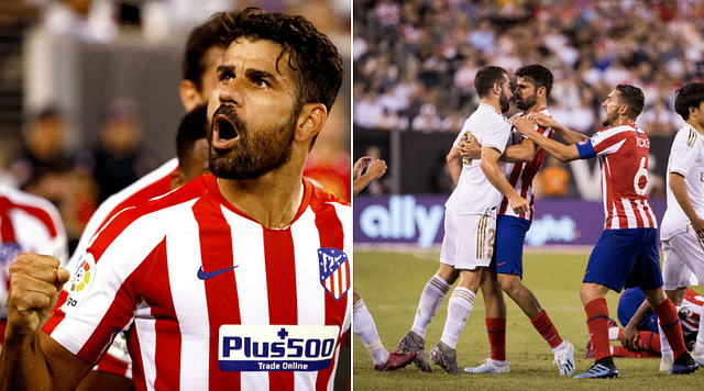 Diego Costa bags four goals and receives marching orders as Atletico Madrid humiliate Real Madrid 7-3