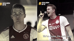 Matthijs De Ligt: Ajax release unreal 'Golden Bye' video thanking their Skipper upon Juventus move