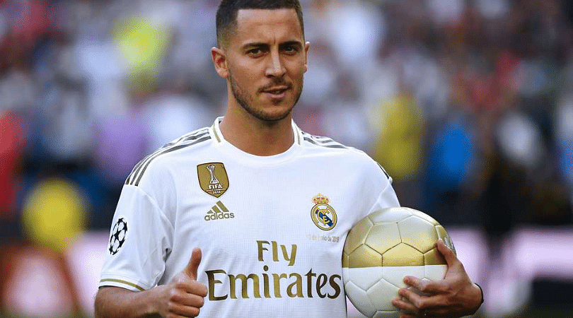 Eden hazard jersey hot sale at real madrid