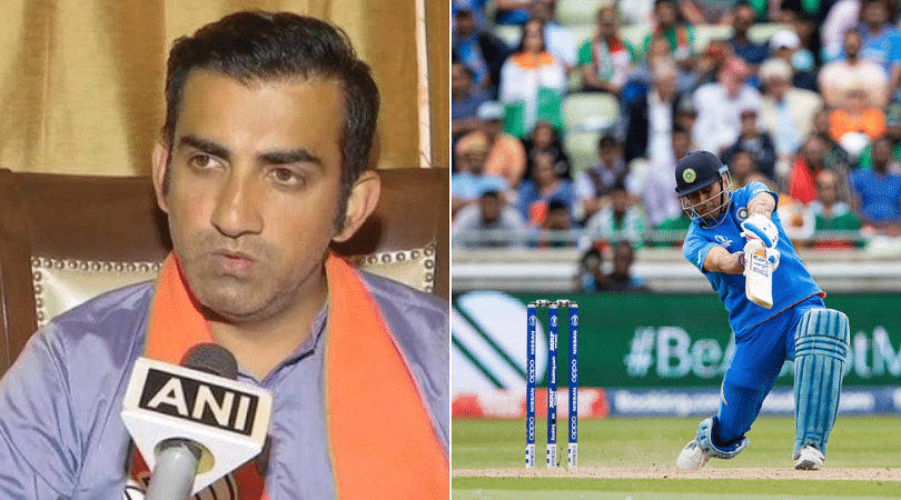 Gautam Gambhir suggests MS Dhoni-related change to Indian team for tour of West Indies