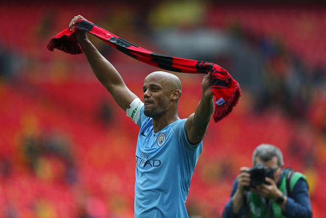 Watch Vincent Kompany’s emotional farewell speech to teammates after his last game with Manchester City