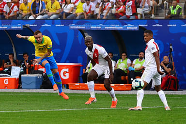 Everton goal Vs Peru: Watch Everton score against Peru to gain 1-0 lead in Copa America final