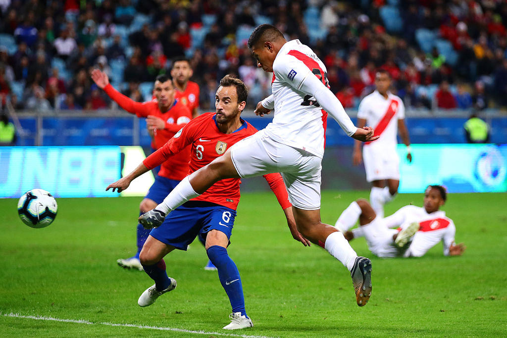 Edison Flores goal against Chile: Watch Peru gaining 1-0 lead over Chile to get into Finale