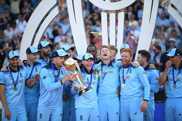 Who won Player of the Tournament award after England clinch their maiden World Cup title?