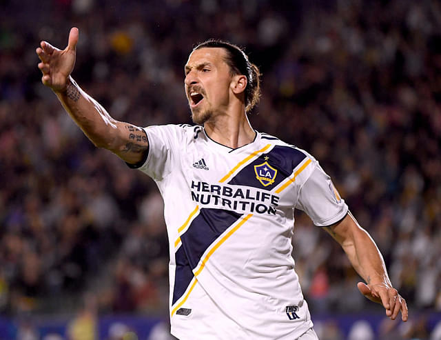 Watch: Zlatan Ibrahimovic tosses LAFC player after scoring his hattrick