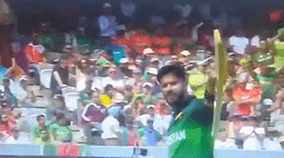 WATCH: Imad Wasim raises bat after scoring 43 vs Bangladesh; gets trolled on Twitter