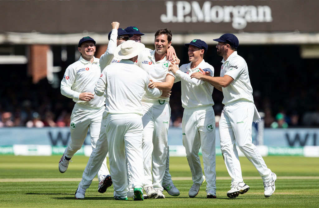 Twitter reactions on Ireland reducing England to 43/7 in one-off Test at Lord's