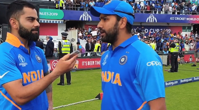 WATCH: Virat Kohli lauds Rohit Sharma for achieving 'never seen before' record in 2019 Cricket World Cup