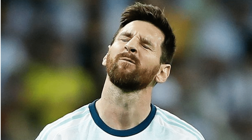 Watch: Lionel Messi makes no effort while pressing in the Copa America Semis
