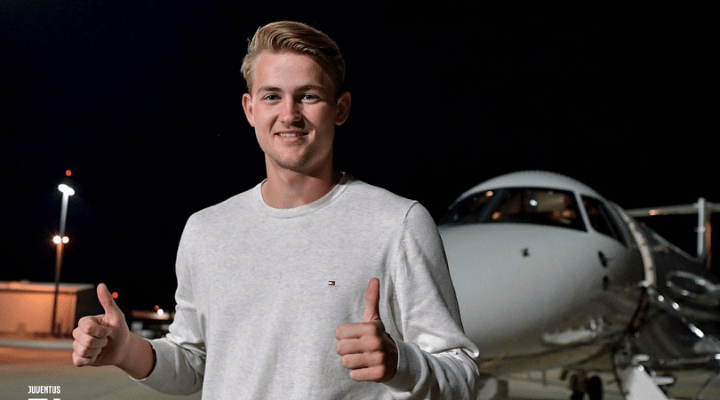 Matthijs De Ligt: The star defender has arrived in Turin to finalise his move to Juventus