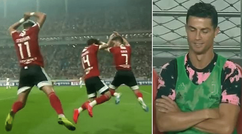Watch: Cristiano Ronaldo reacts to K-League All-stars copying his ‘SIUUUU’ celebration after scoring against Juventus