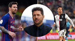 Diego Simeone names the best player in the world between Lionel Messi and Cristiano Ronaldo