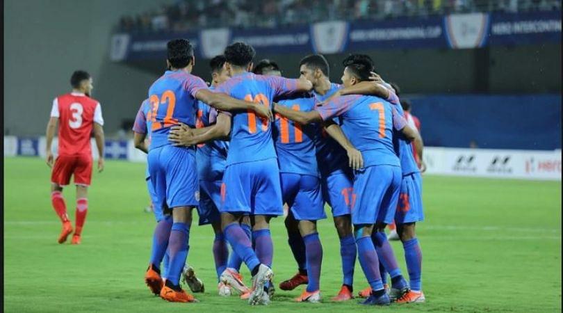 India goal against Syria : Watch Narendra Gahlot score India's first goal against Syria in 2019 Intercontinental Cup