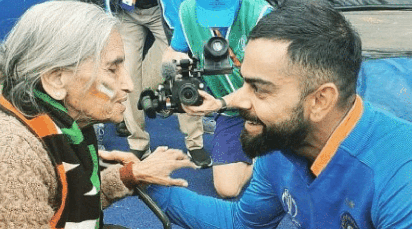 WATCH: Virat Kohli meets 87-year old Charulata Patel after India beat Bangladesh in 2019 Cricket World Cup
