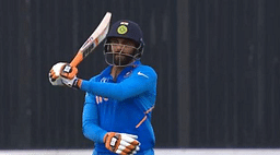 Ravindra Jadeja 50 celebration: Watch Jadeja bring up his half-century with his popular sword celebration vs New Zealand | Cricket World Cup 2019