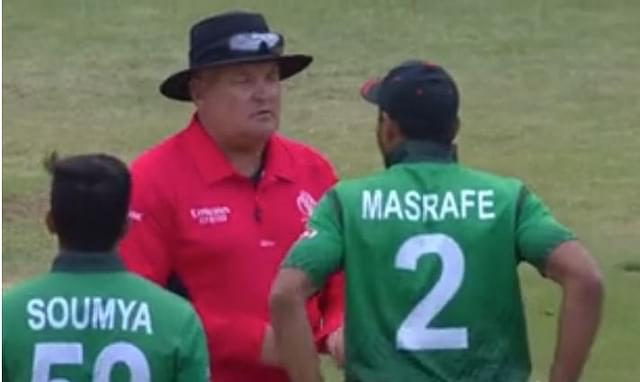 WATCH: Bangladesh save their review as umpire prevents them from taking DRS | India vs Bangladesh